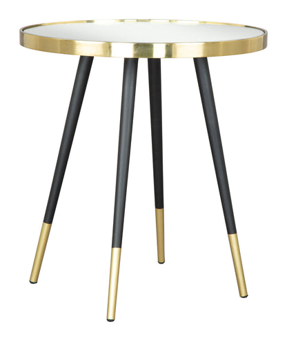 Particle - Side Table - Black & Gold