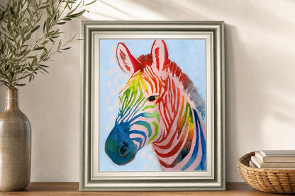 22x26 Jungle Spectrum I By Grace Popp - Red
