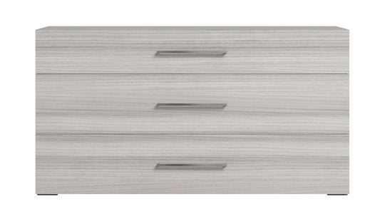 Mia - Dresser - White / Gray / Silver