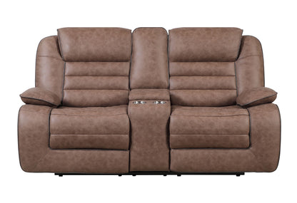 U2250 - Reclining Sofa / Console Reclining Loveseat - Brown