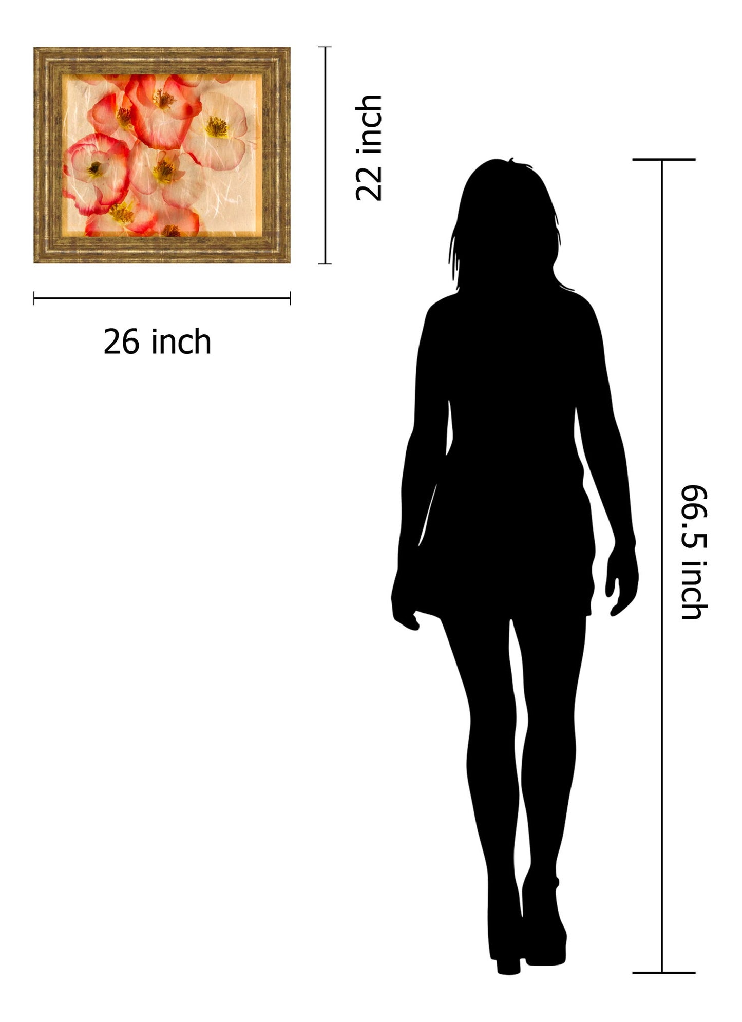 Papaver Dreams III By Harold Davis - Framed Print Wall Art - Red