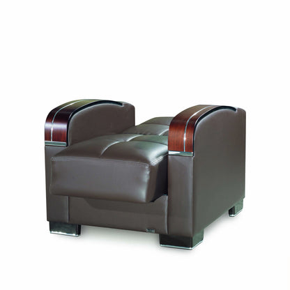 Ottomanson Mobimax - Upholstered Convertible Armchair With Storage