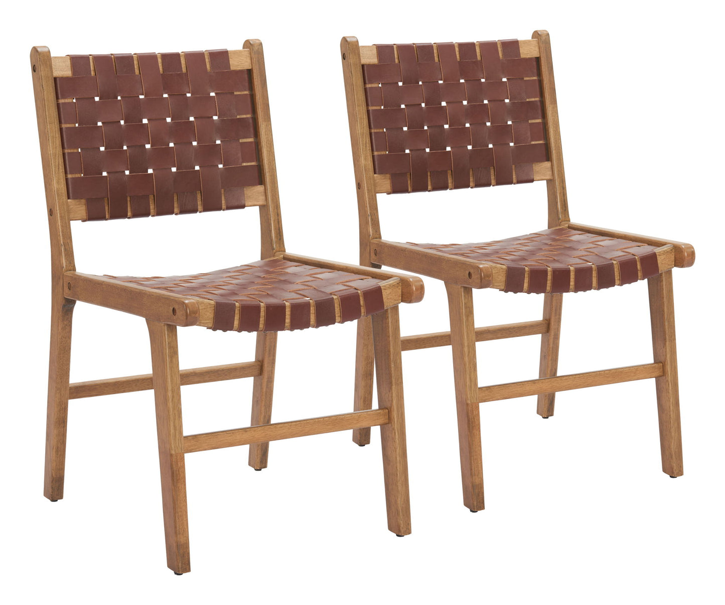 Feder - Dining Chair (Set of 2) - Brown
