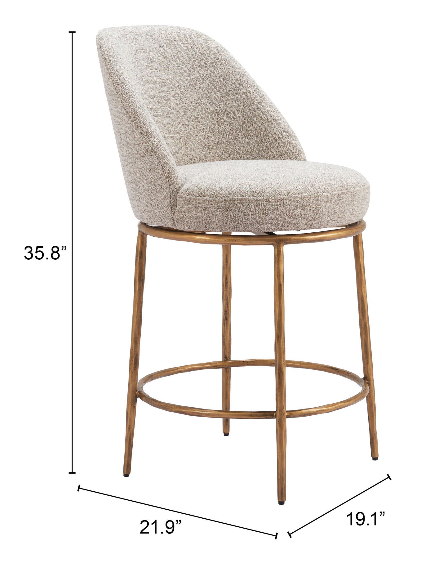 Nordhavn - Swivel Stool