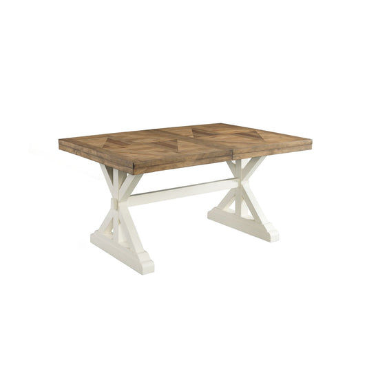 Park Creek - Rectangle Standard Height Dining Table - Cottage White Finish