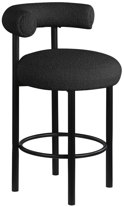 Bordeaux - Stool With Black Legs (Set of 2)