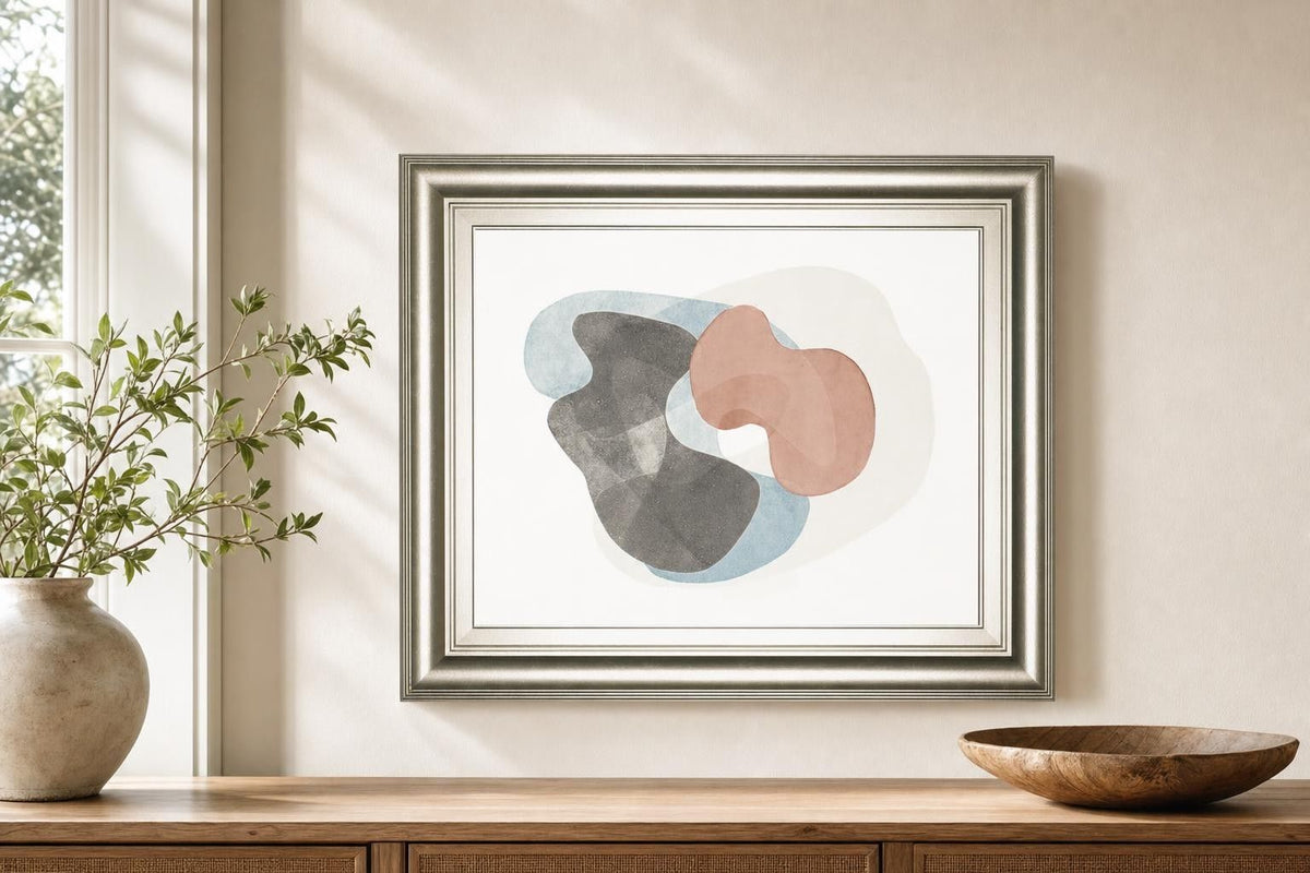 22x26 Homage to Eames VI By Rob Delamater - Dark Gray