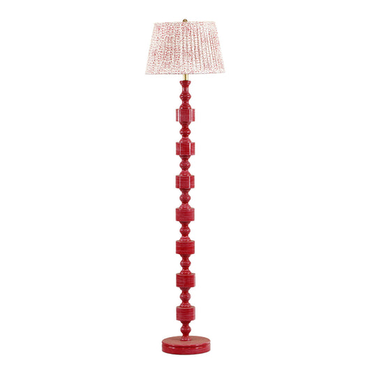 Peggy - Spotted Floor Lamp - Pink