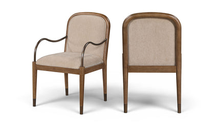 Cambria - Fabric Upholstered Dining Arm Chair