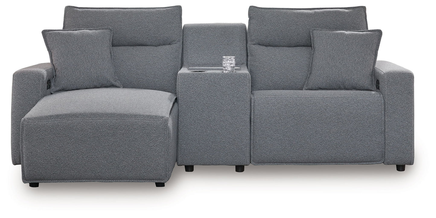 ModMax II - Salt And Pepper - Reclining Sectional