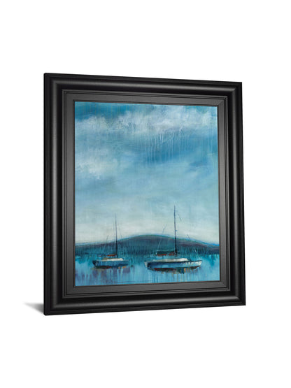 Nauticus By D'aguiar - Framed Print Wall Art - Blue
