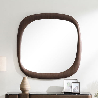 Dana - Accent Mirror - Dark Walnut
