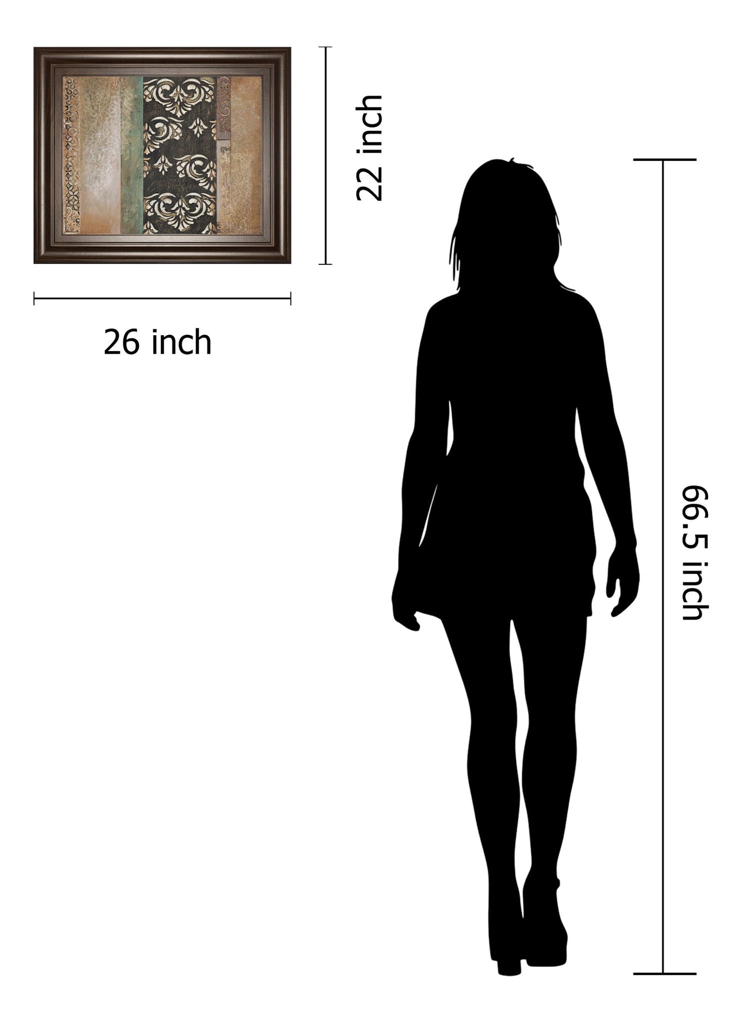 Maze Il By Susan Osbourne Framed Print Wall Art - Beige