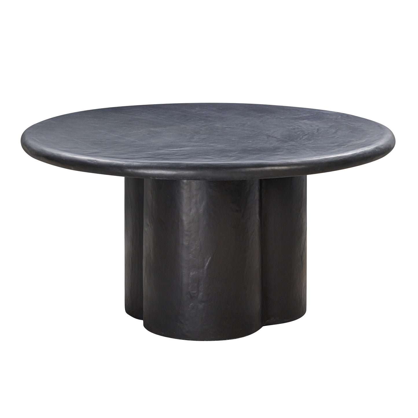 Elika - Faux Plaster Round Dining Table