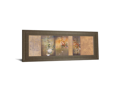 Tea Garden I By Douglas - Framed Print Wall Art - Beige