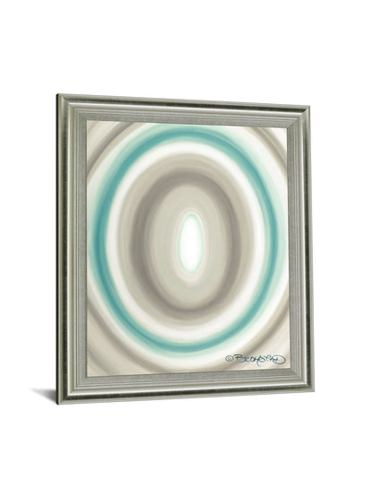 Aqua Ripple - 28" x 34" Framed Wall Art