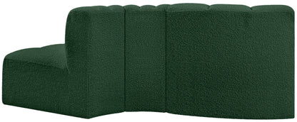 Arc - Boucle Fabric 3 Piece Modular Sofa