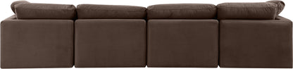 Indulge - Velvet 4 Seat Modular Sofa
