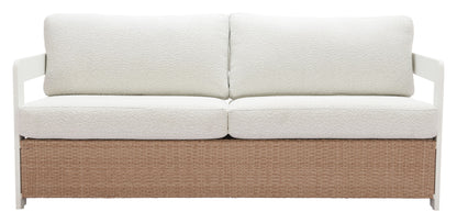 Gelo - Outdoor Sofa - White / Brown