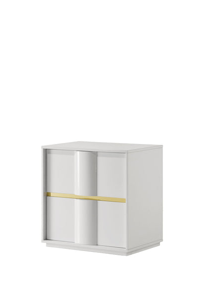 Florence - Nightstand - White / Cream
