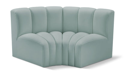 Arc - Faux Leather 2 Piece Modular Sofa