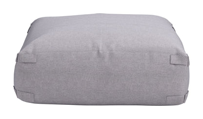 Luanda - Outdoor Ottoman - Gray