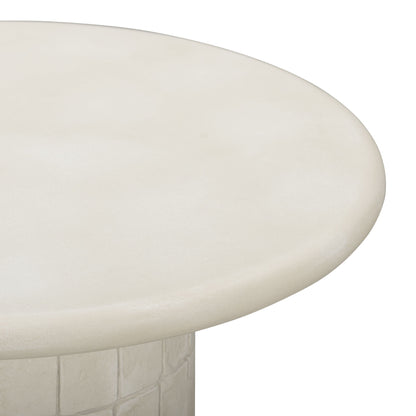 Fafo - Indoor/Outdoor Concrete Side Table - Beige