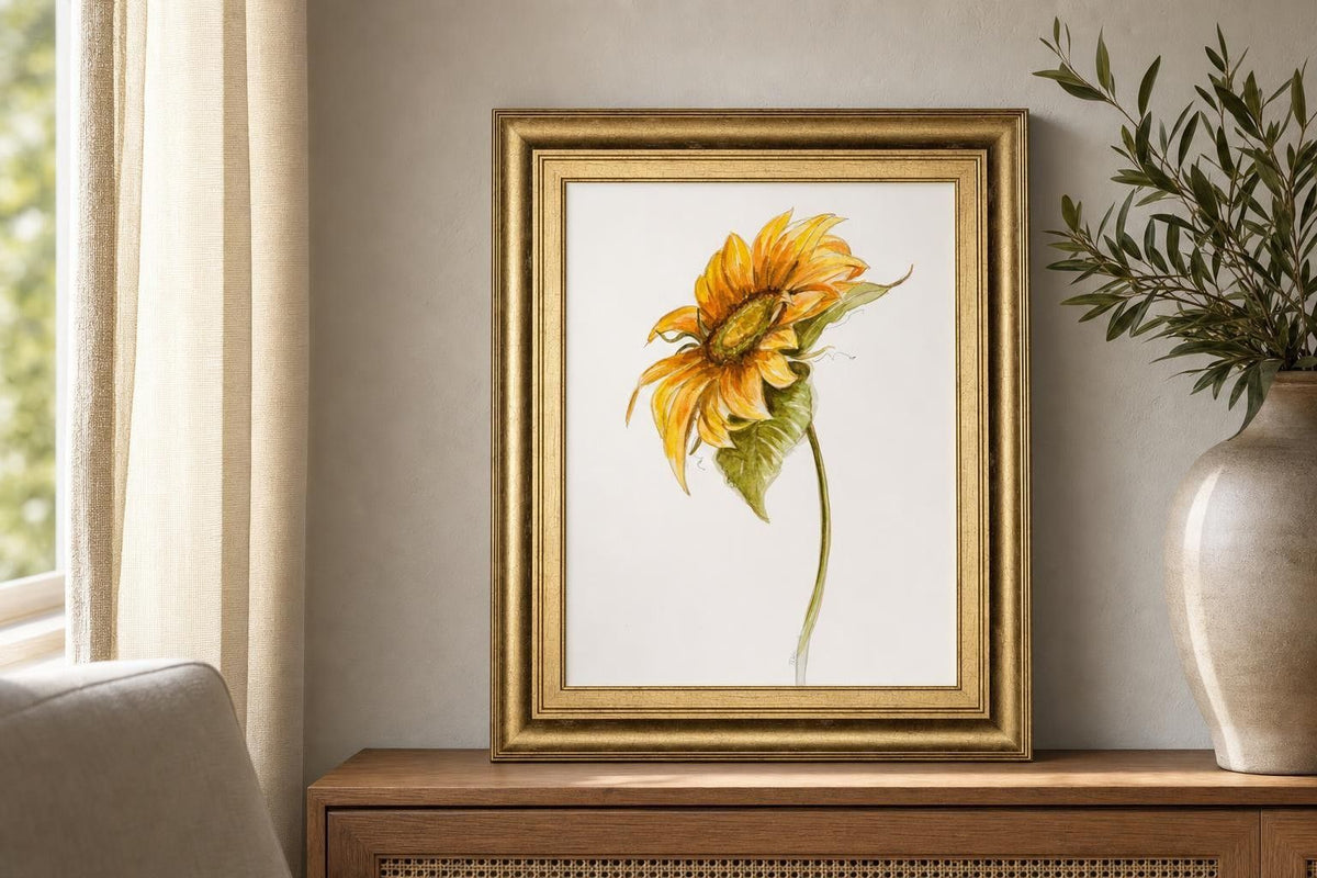 22x26 Harvest Gold Sunflower I By PatriciaPinto - Yellow
