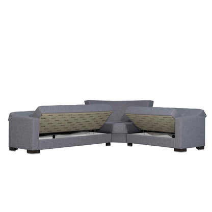 Ottomanson Armada - Upholstered Convertible Sectional With Storage - Polyester