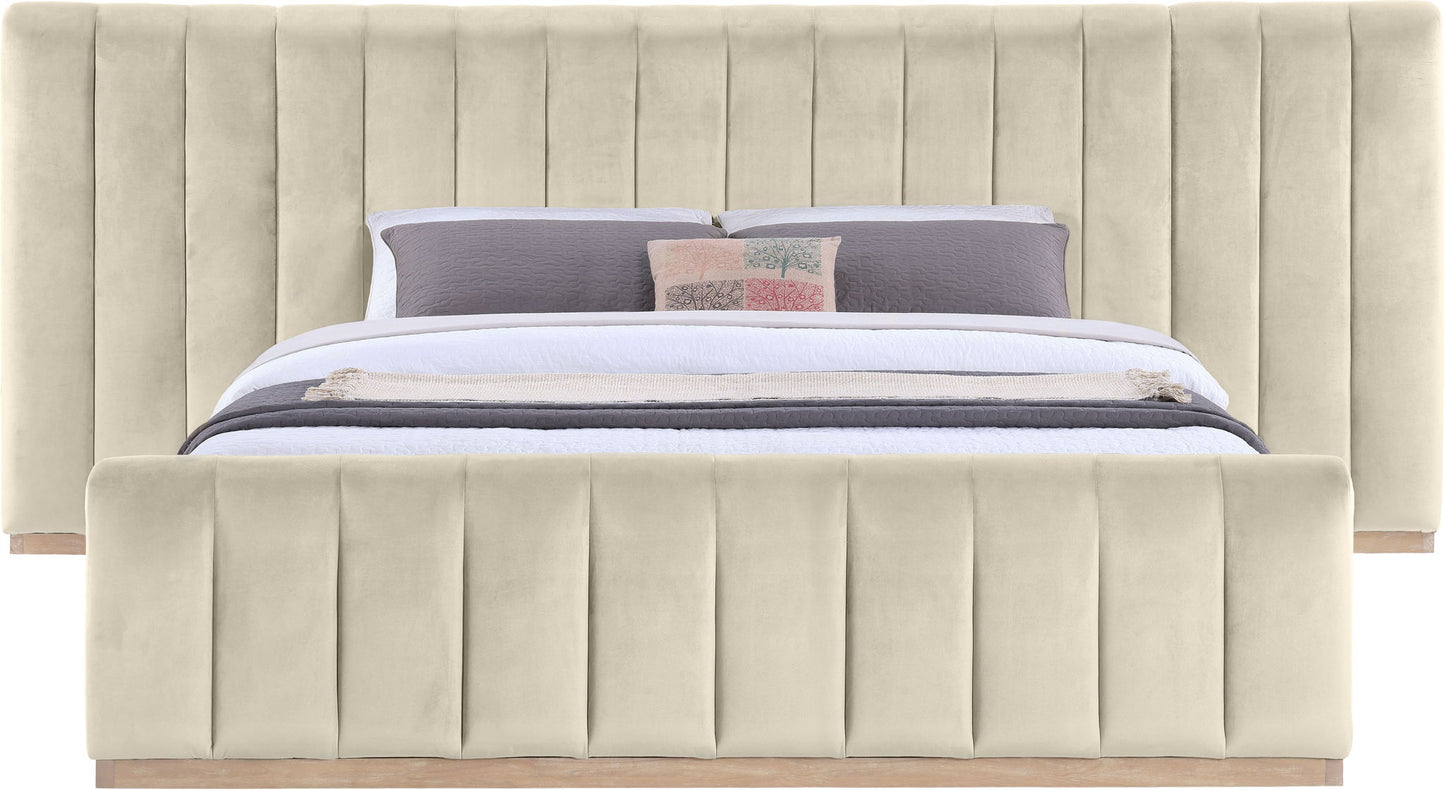 Amara - Velvet Upholstered Bed