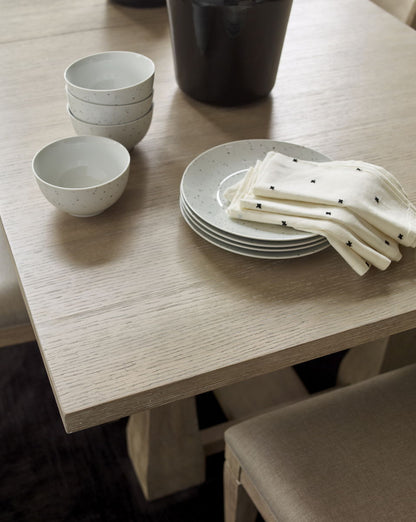 Milano by Rachael Ray - Rect. Trestle Table - Sandstone