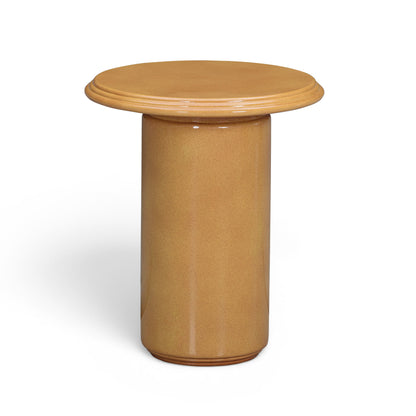 Tate - Concrete Side Table - Turmeric