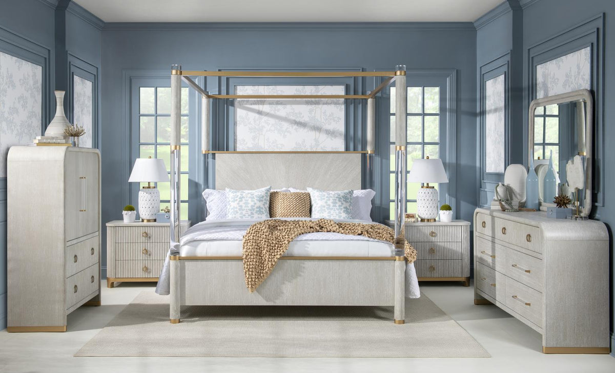 Miramar - Door Drawer Chest - Oyster