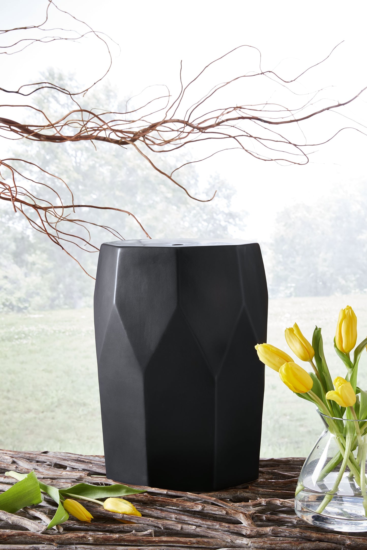 Rhysworth - Black - Stool