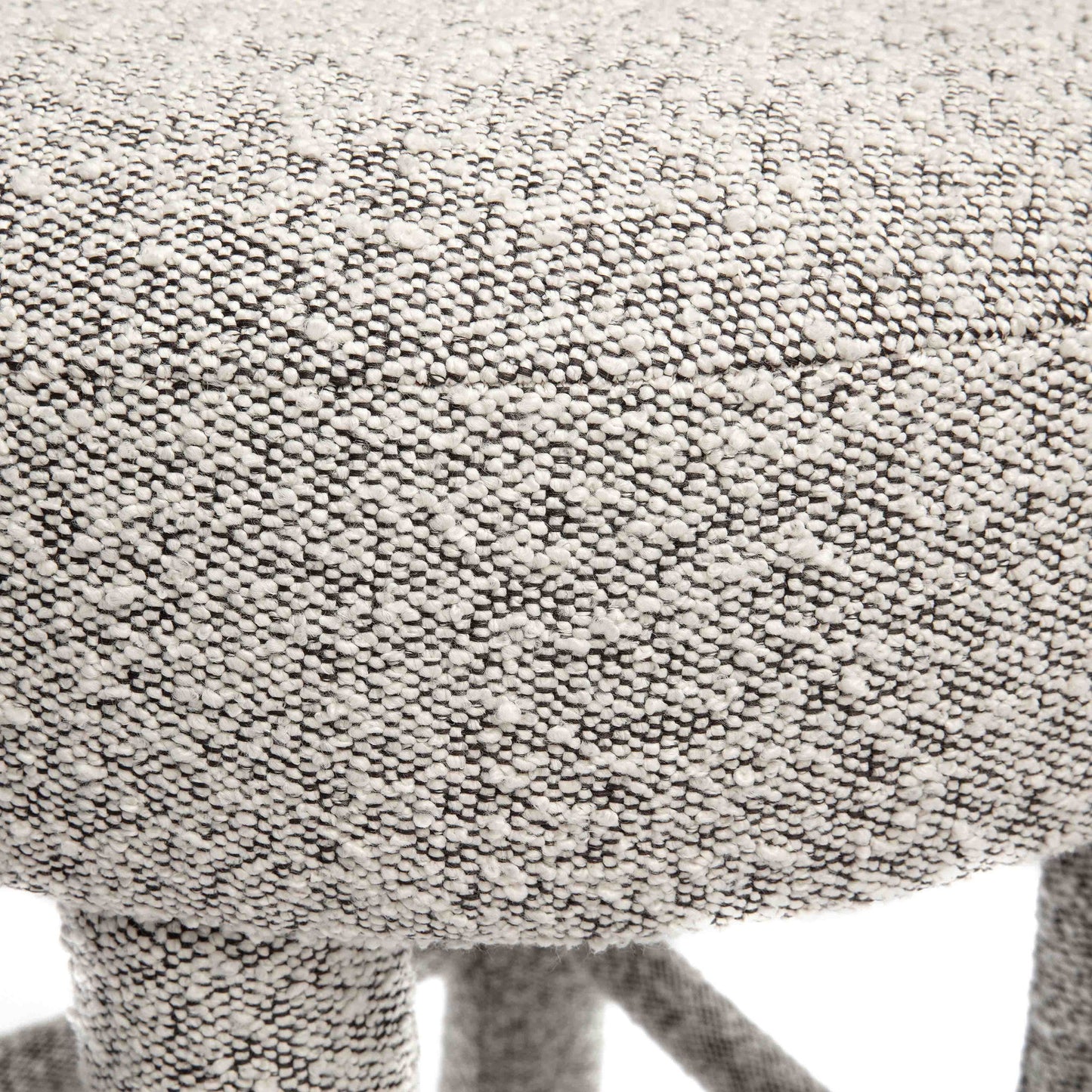 Carmel - Boucle and Solid Wood Counter Stool