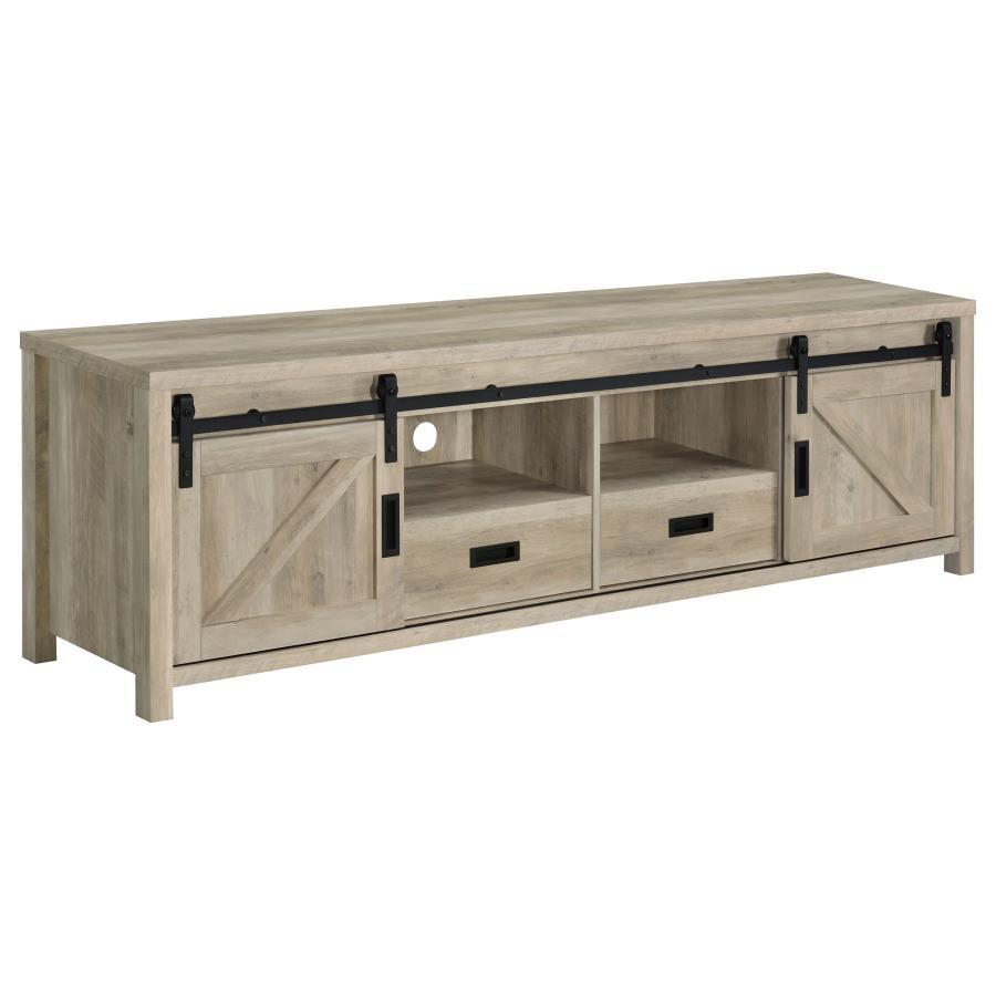 Madra - 2-Door Engineered Wood TV Stand