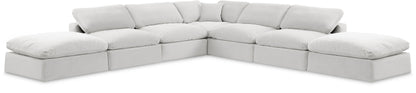 Comfy - 7 Piece Velvet Modular Corner Sectional