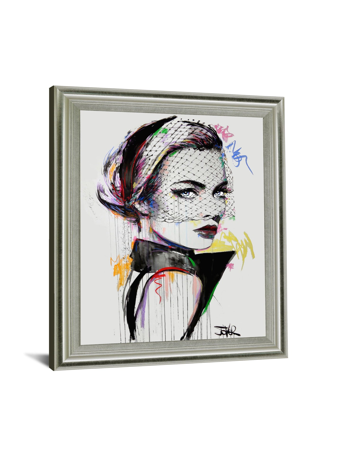 Veil Reverie - 28" x 34" Framed Wall Art