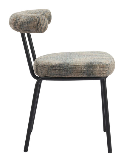 Kede - Dining Chair (Set of 2) - Green Tweed