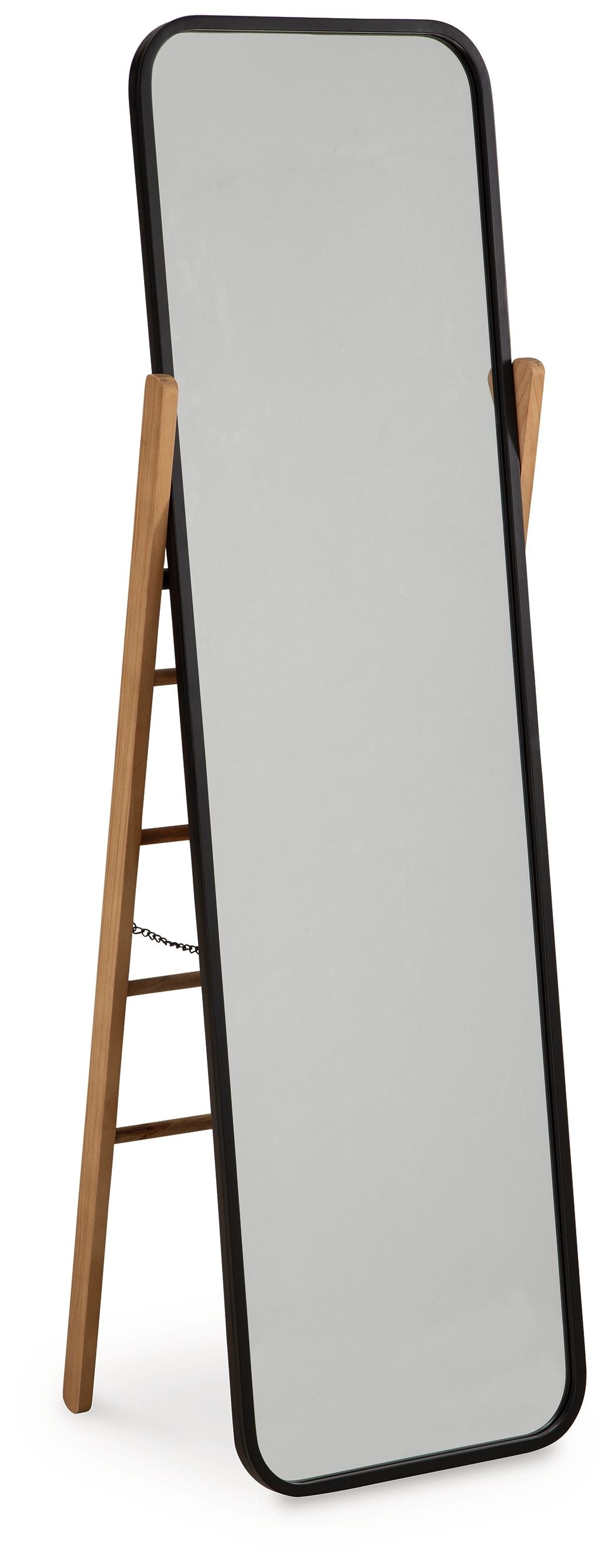 Bronick - Floor Mirror - Black / Brown