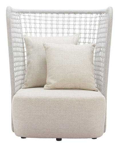 Hudu - Outdoor Accent Chair - Beige