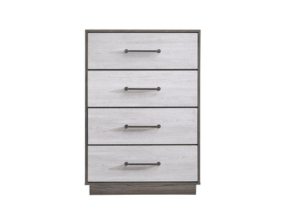 Aberdeen - Chest - Gray / Oak