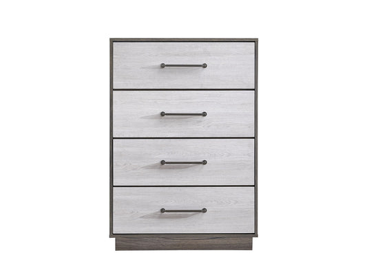 Aberdeen - Chest - Gray / Oak