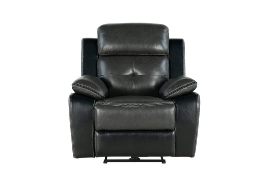 U5050 - Power Recliner - Blanche Charcoal / Black