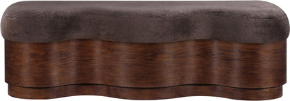 Savoy - Bench With Brown Base