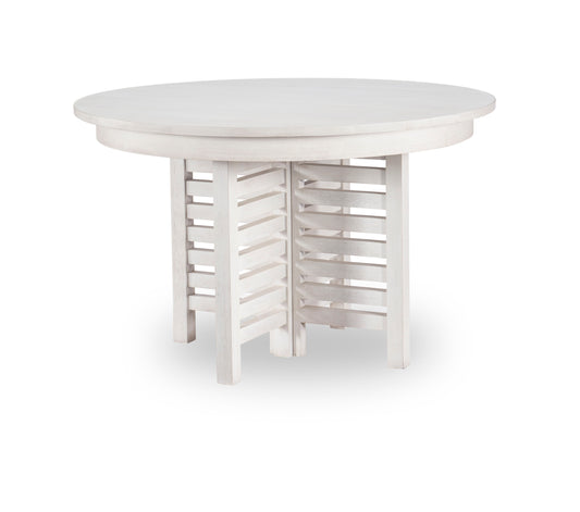 Edgewater Sand Dollar - Round Table - White