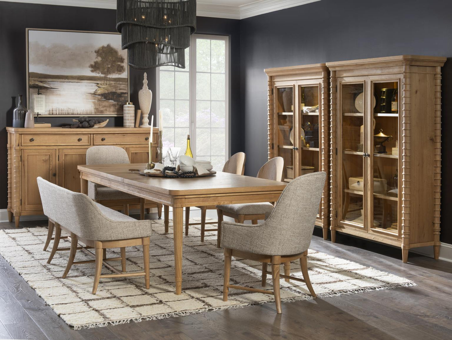 Seraphina - Complete Round Dining Table