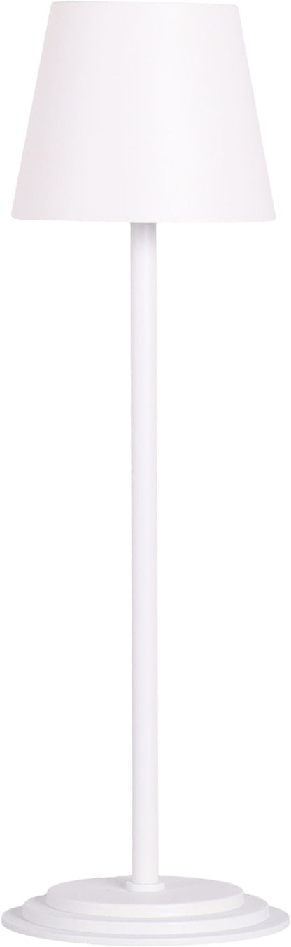 "Eclipse Aura II" Rechargeable LED Metal Accent Lamp (Set of 2) - White