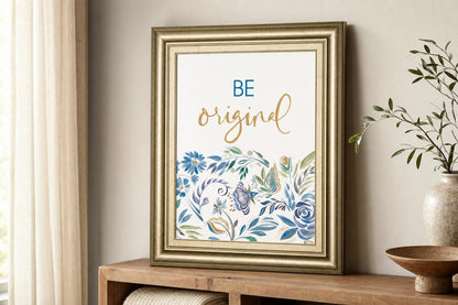 22x26 Be Original Floral By AniDel Sol - White