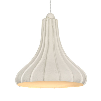 Looma - Cotton Mache Pendant Lamp - Off White